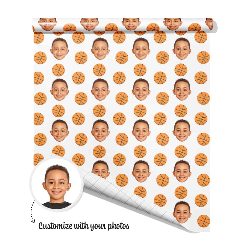 basketball wrapping paper